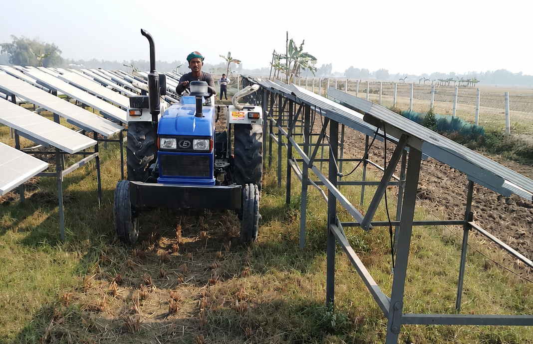 Solar irrigation field visit